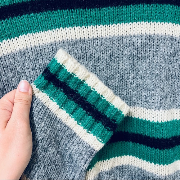 Urban Outfitters Oversized Striped Boyfriend Sweater Size M - Picture 12 of 14